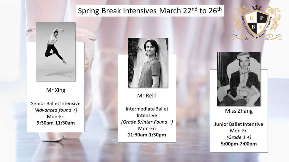 Spring Break Intensive Royal Principal Ballet Academy